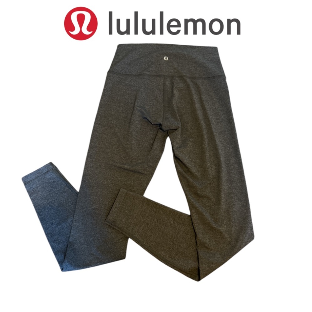 Lululemon Like New Dark Gray Full Length Leggings